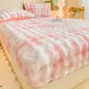 Ultra Soft Fluffy Bed Sheet with Matching Pillows