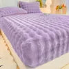 Ultra Soft Fluffy Bed Sheet with Matching Pillows