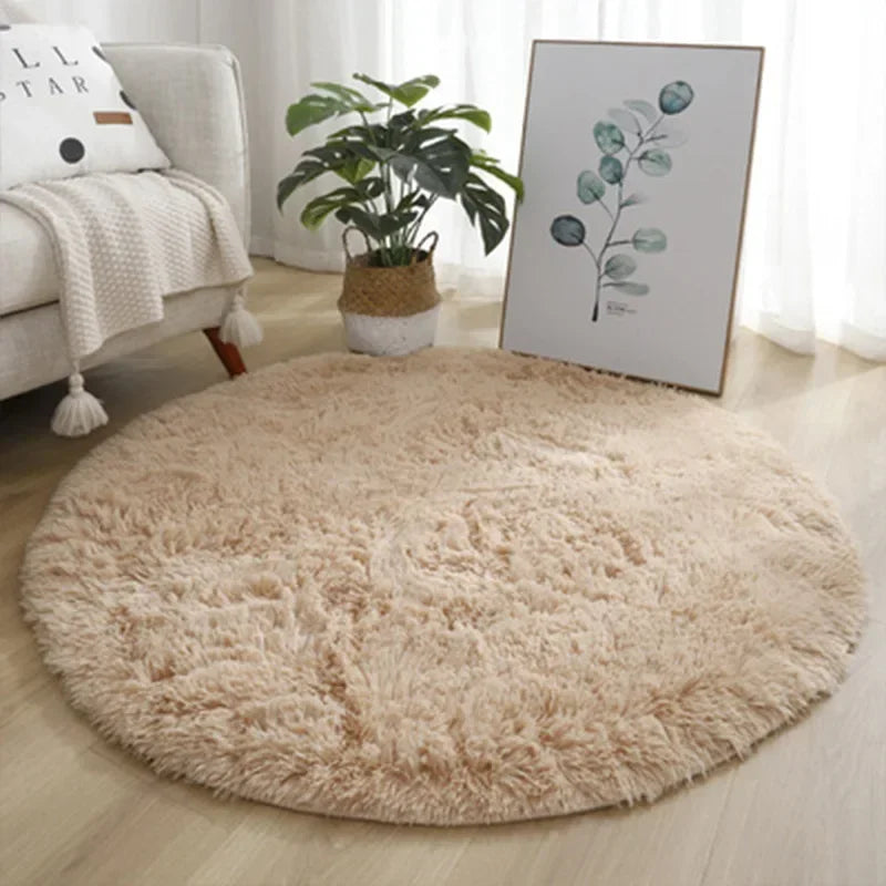 Ultra Soft Round Fluffy Carpet