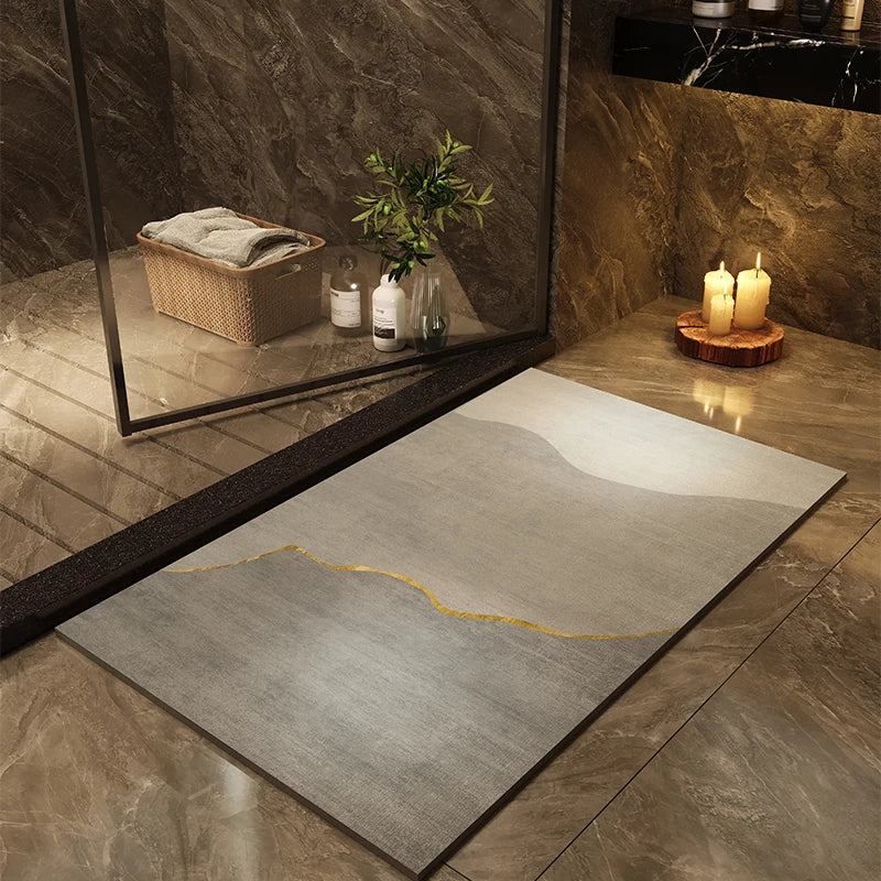 High-End Bathroom Floor Mat