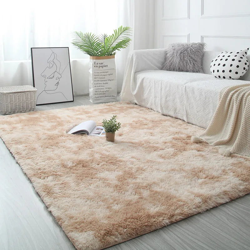 White Fluffy Carpet