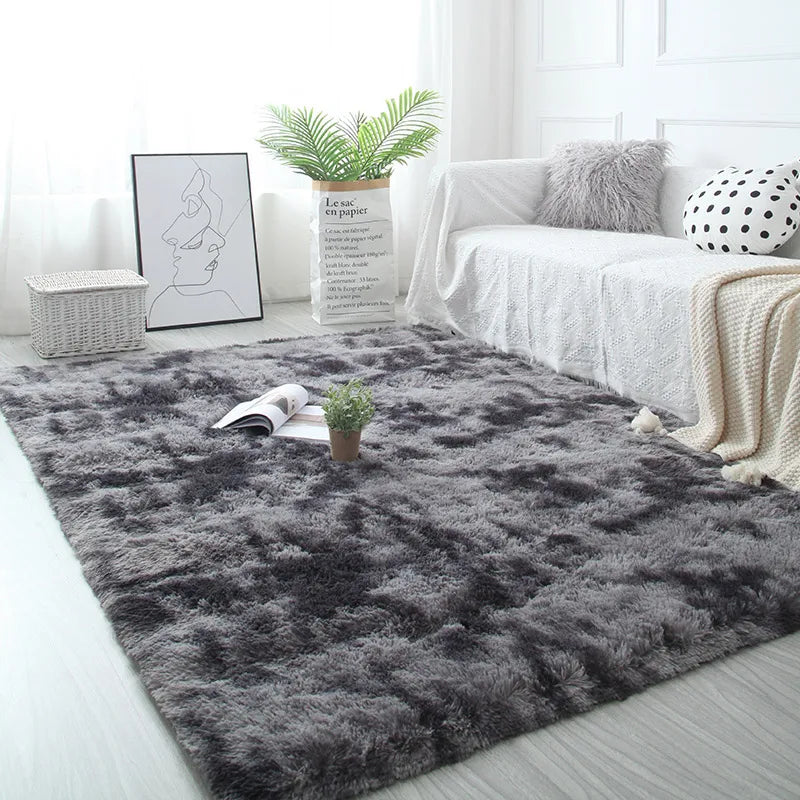 White Fluffy Carpet