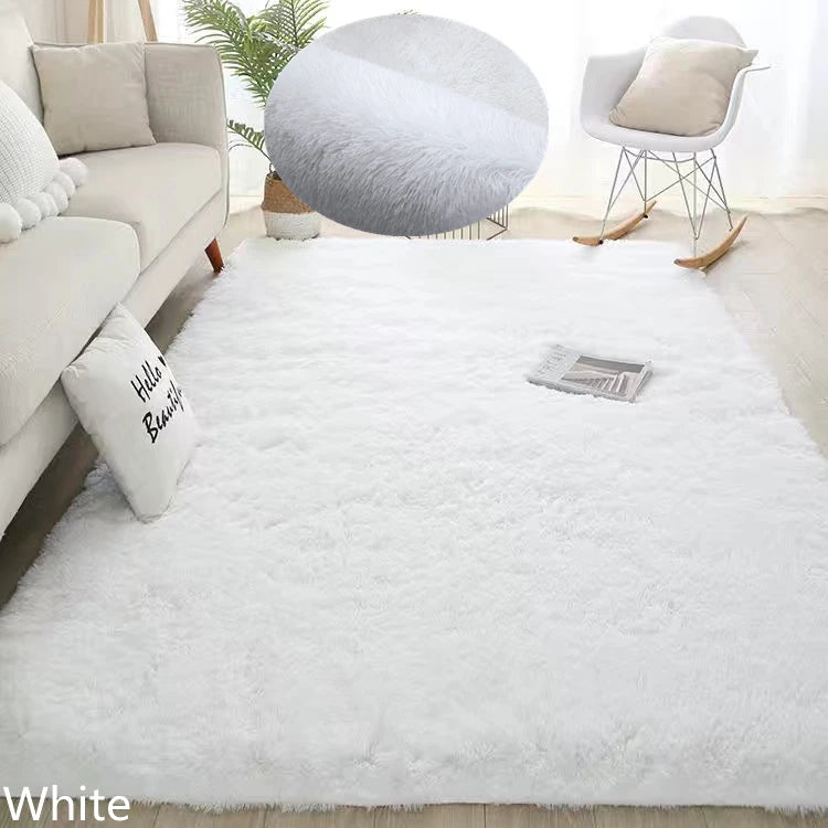 White Fluffy Carpet