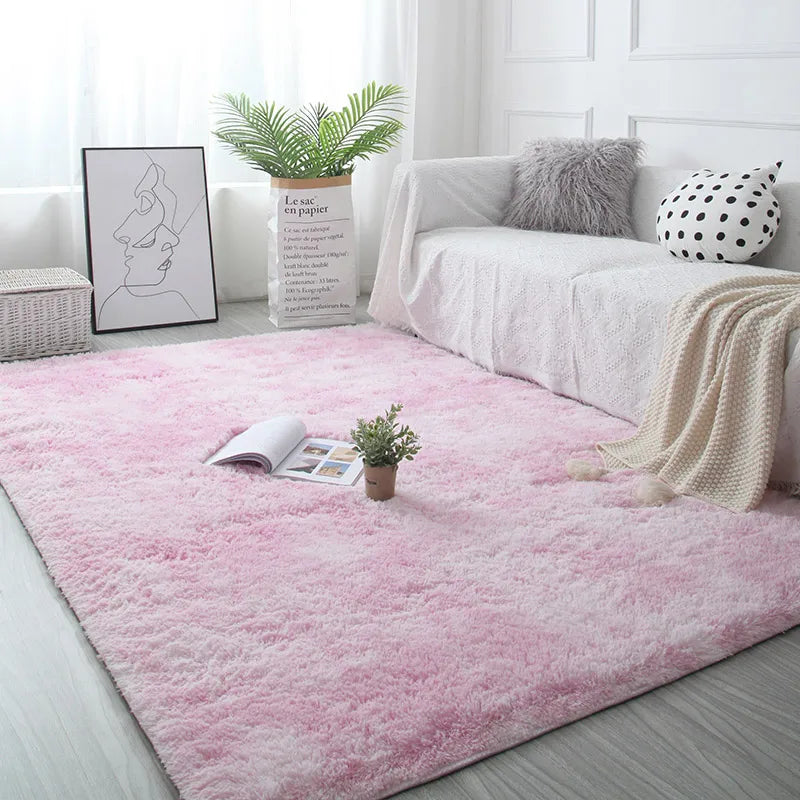 White Fluffy Carpet